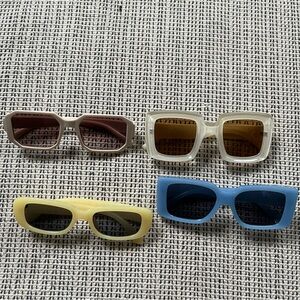 4PCS Trendy Style Sunglasses